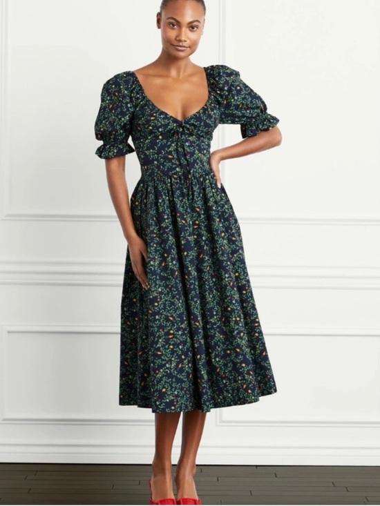 Hill House Dresses & Skirts - Ophelia Nap Dress in Midnight Garden Poplin